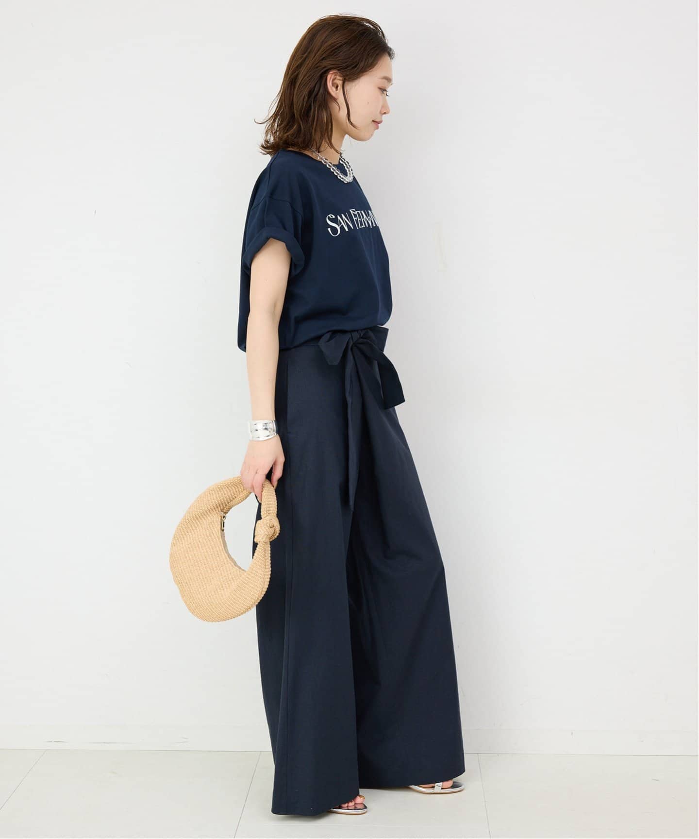 リネン混リボンパンツ（その他パンツ）｜SLOBE IENA（スローブ イエナ