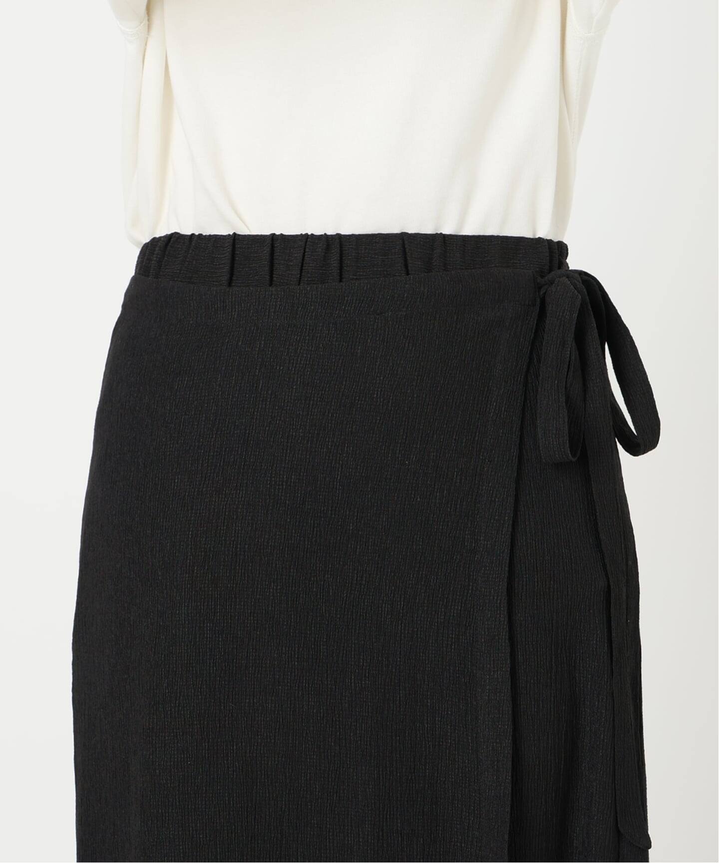 新品未使用　SLOBE IENA ラップジャージパンツ　　ブラック　36 WEB限定/追加》ラップジャージパンツ（その他パンツ）｜SLOBE