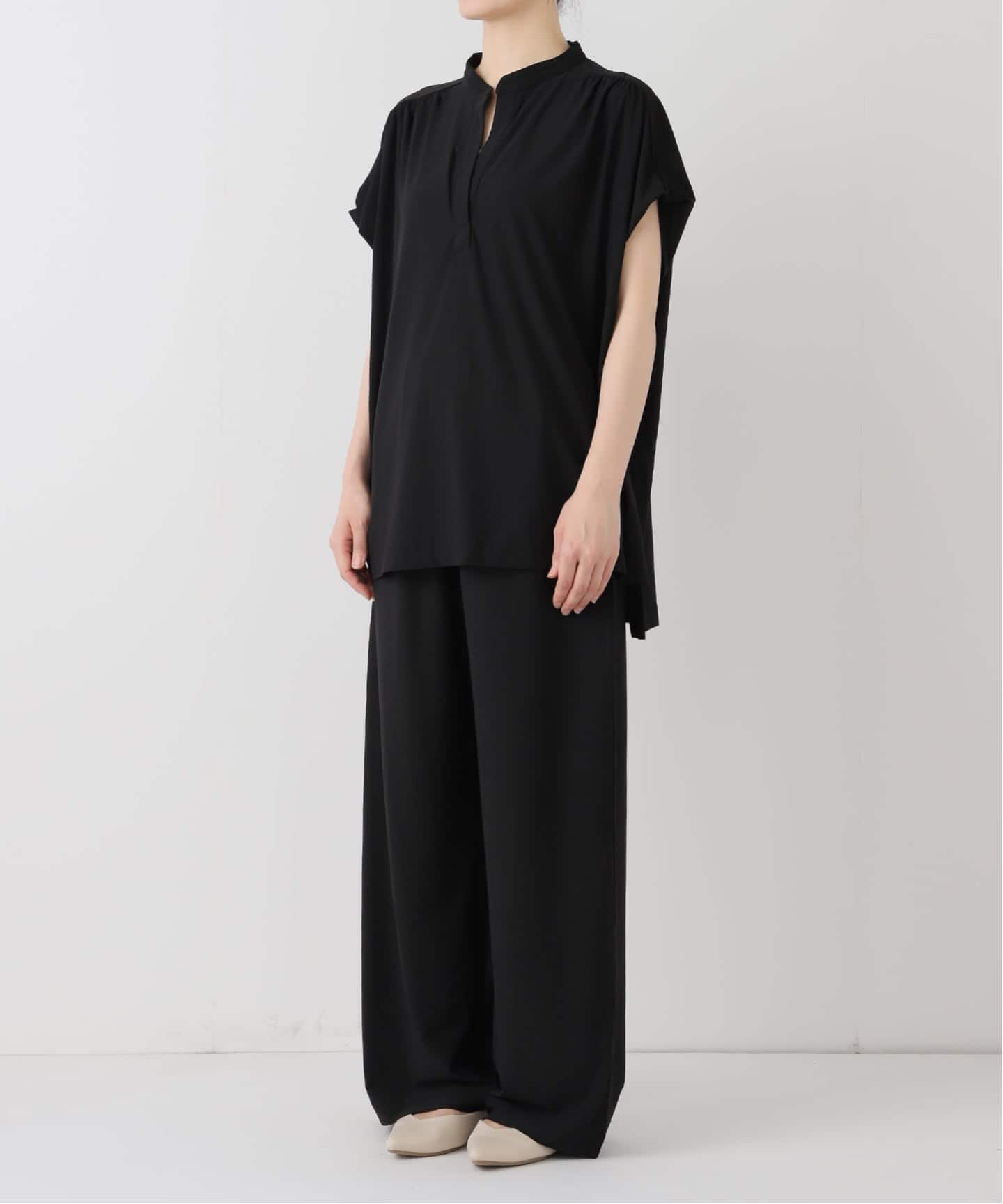 2枚セット》カットジョーゼットセットアップ（Tシャツ