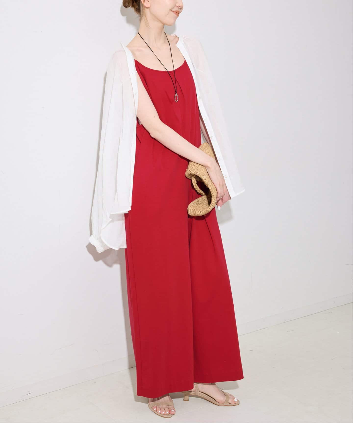 HELLO LUPO サロペット HELLO LUPO Zen tuta, lill check サロペット - ロンパース