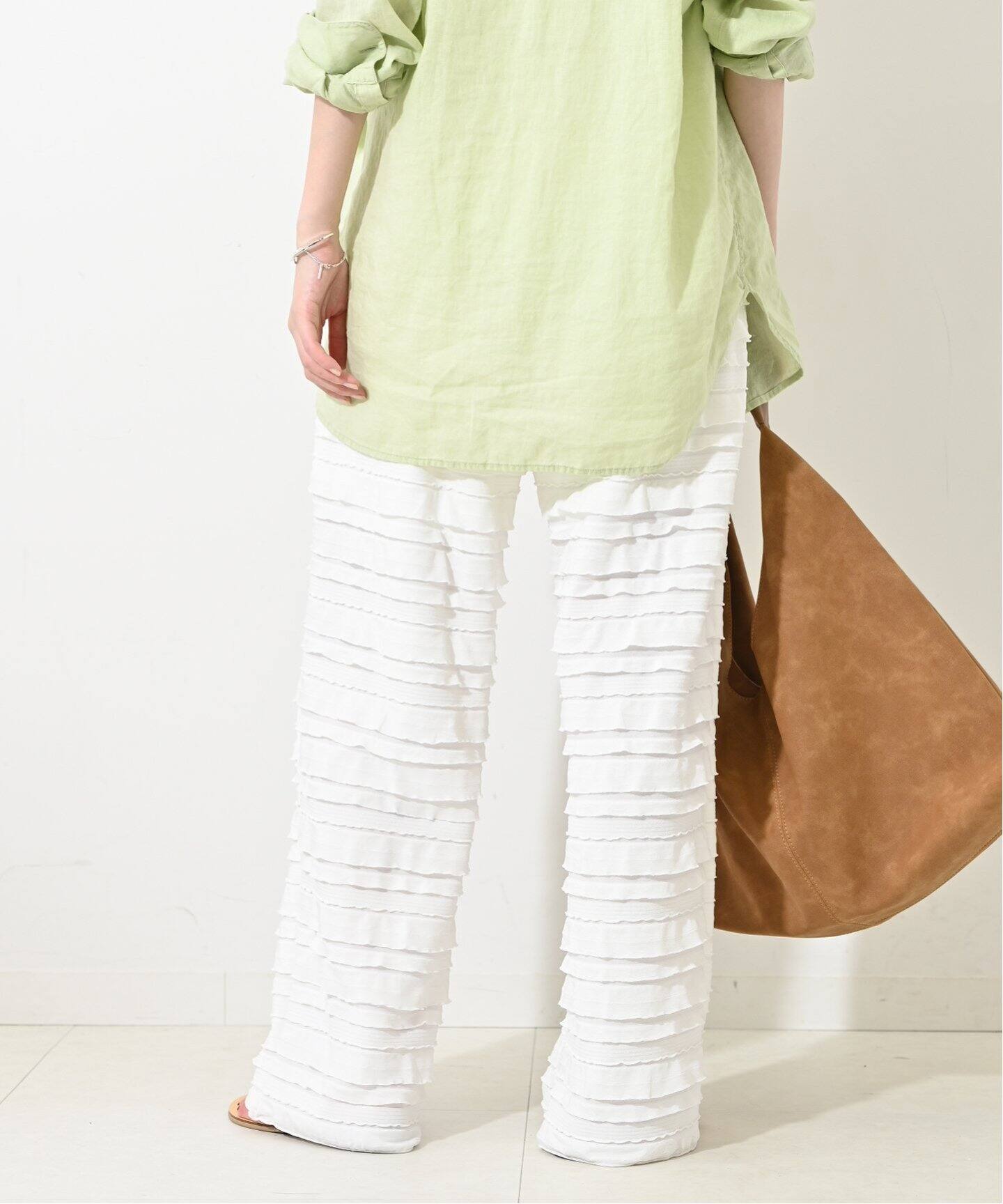 SLOBE IENA フリルカットパンツ ブラック38 SLOBE IENA｜《WEB限定/追加》フリルカットパンツ | Rakuten