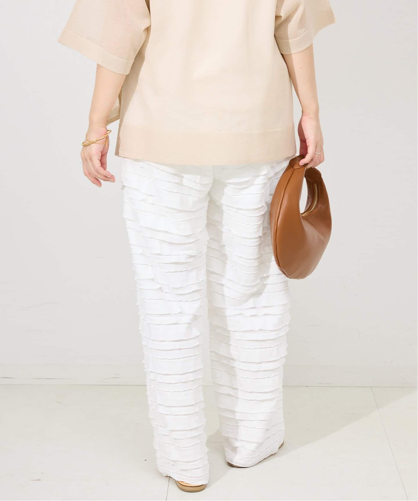 SLOBE IENA フリルカットパンツ SLOBE IENA｜フリルカットパンツ | Rakuten Fashion(楽天