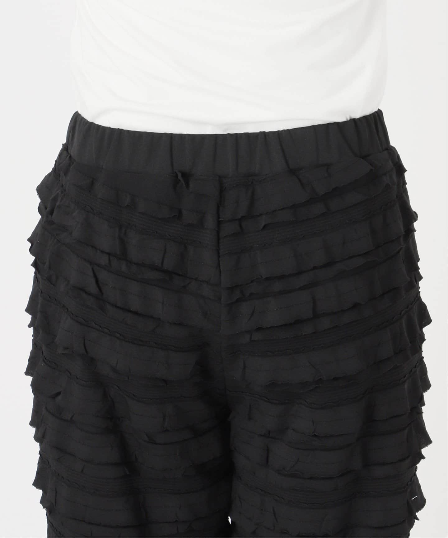 SLOBE IENA フリルカットパンツ ブラック38 SLOBE IENA フリルカットパンツ ブラック38 - メルカリ