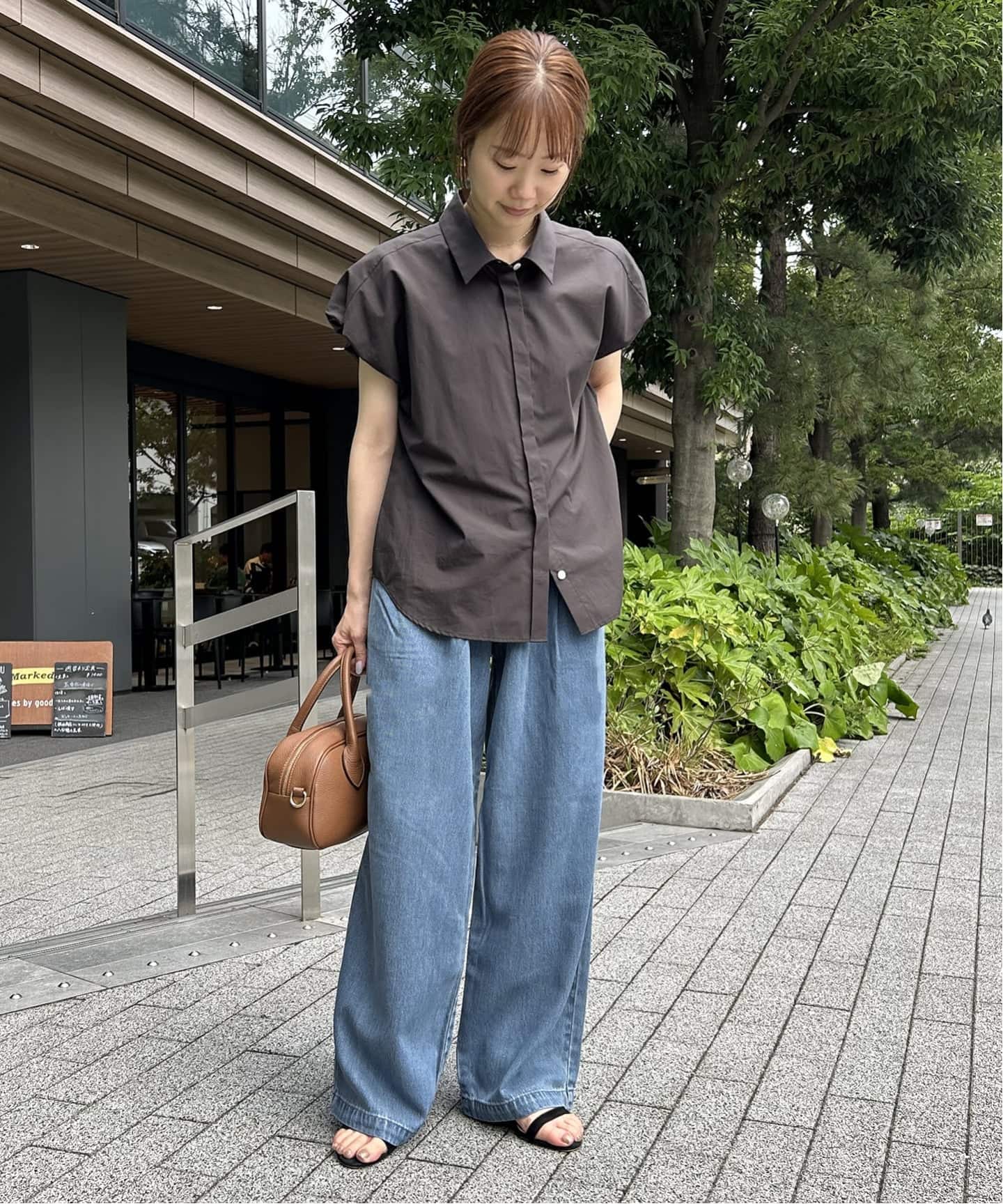 パンツ SLOBE IENA LE DENIM TUCK TROUSER LE DENIM TUCK TROUSER（デニムパンツ・ジーンズ）｜SLOBE IENA