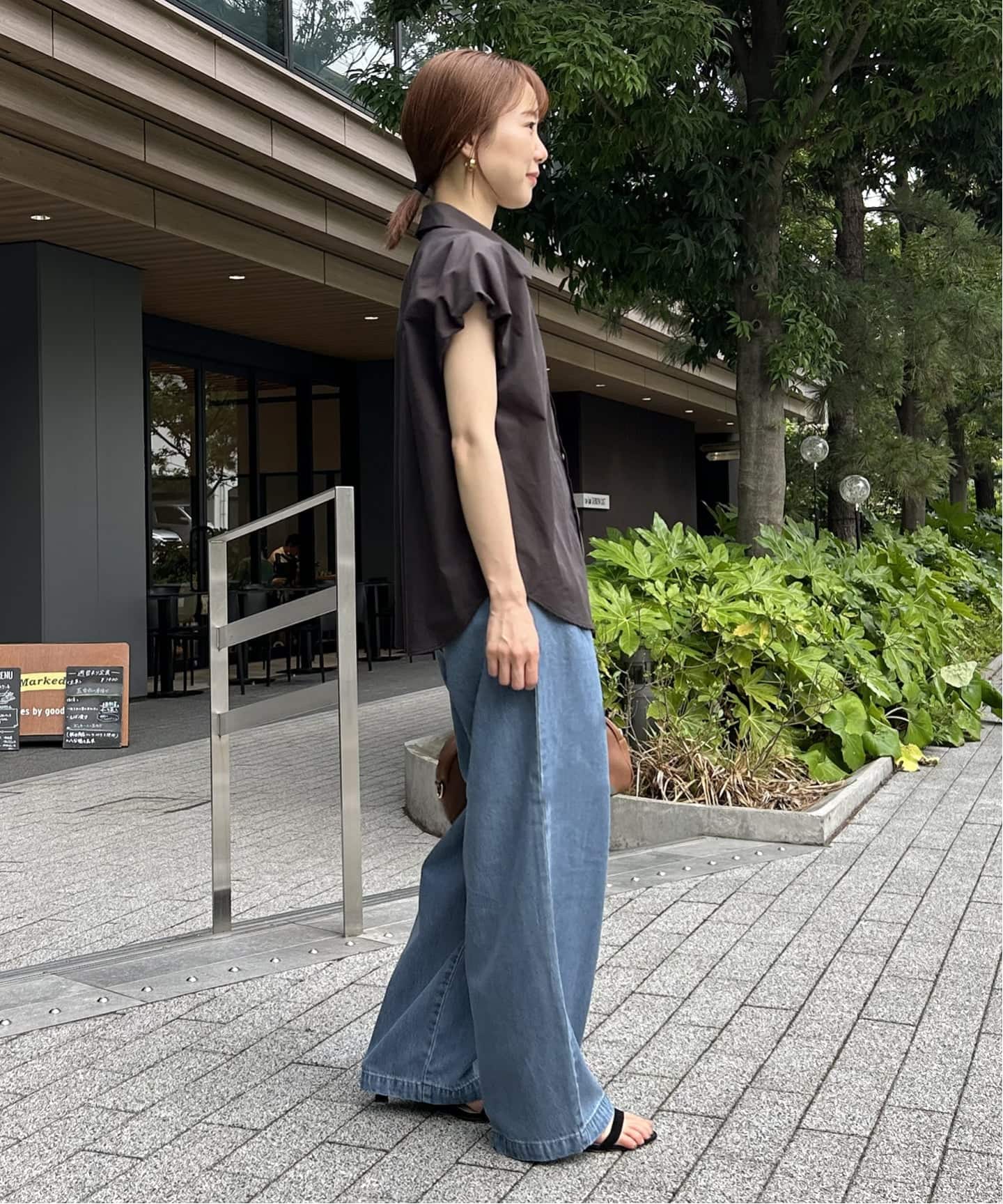 4サイズ展開》LEDENIM TUCK TROUSERデニム（デニムパンツ
