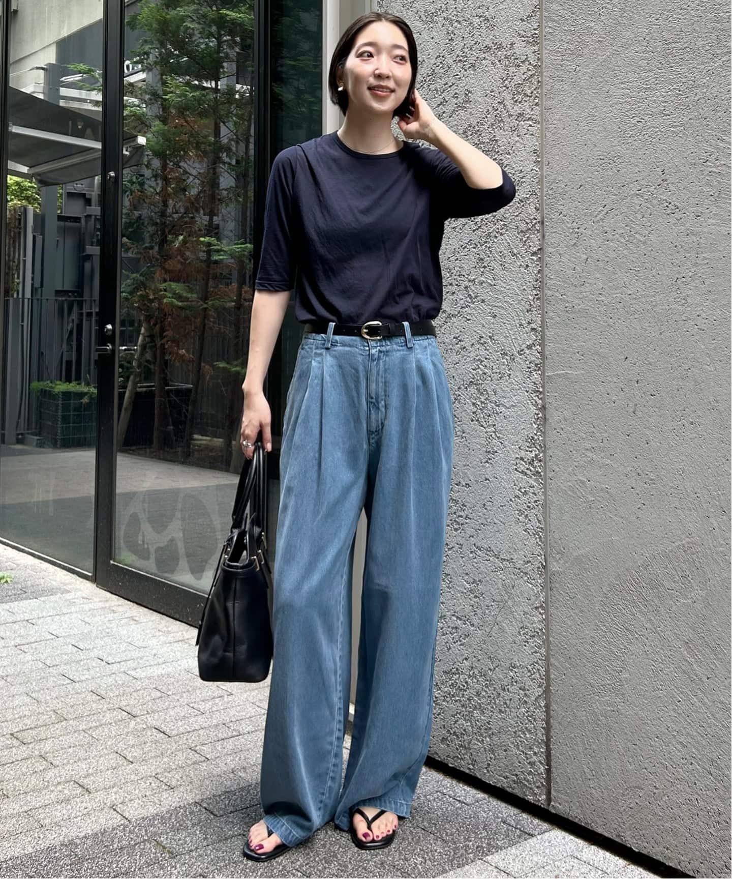 4サイズ展開/追加》LEDENIM TUCK TROUSERデニム（デニムパンツ