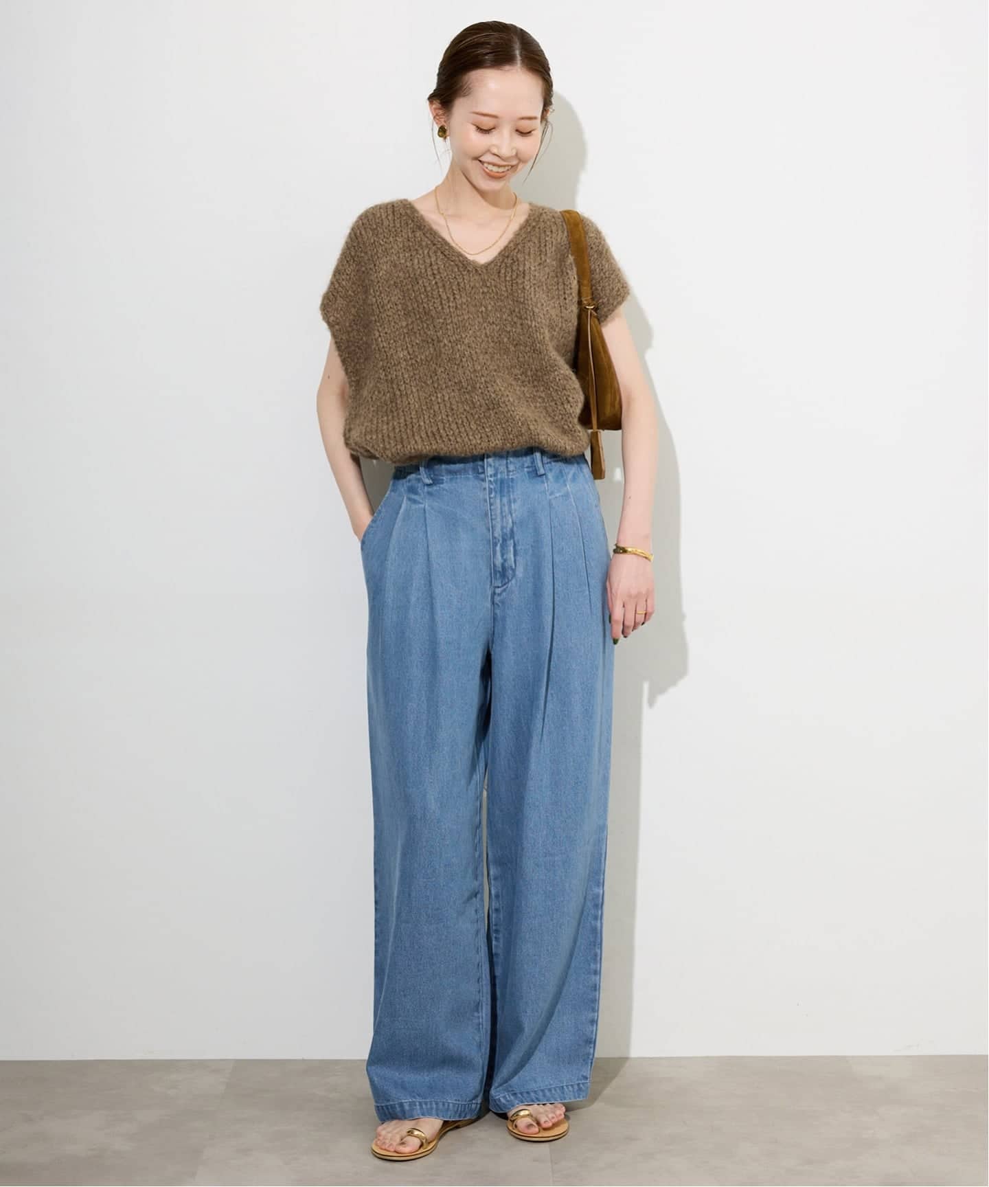 WEB限定/追加2》LE DENIM TUCK TROUSER（デニムパンツ・ジーンズ