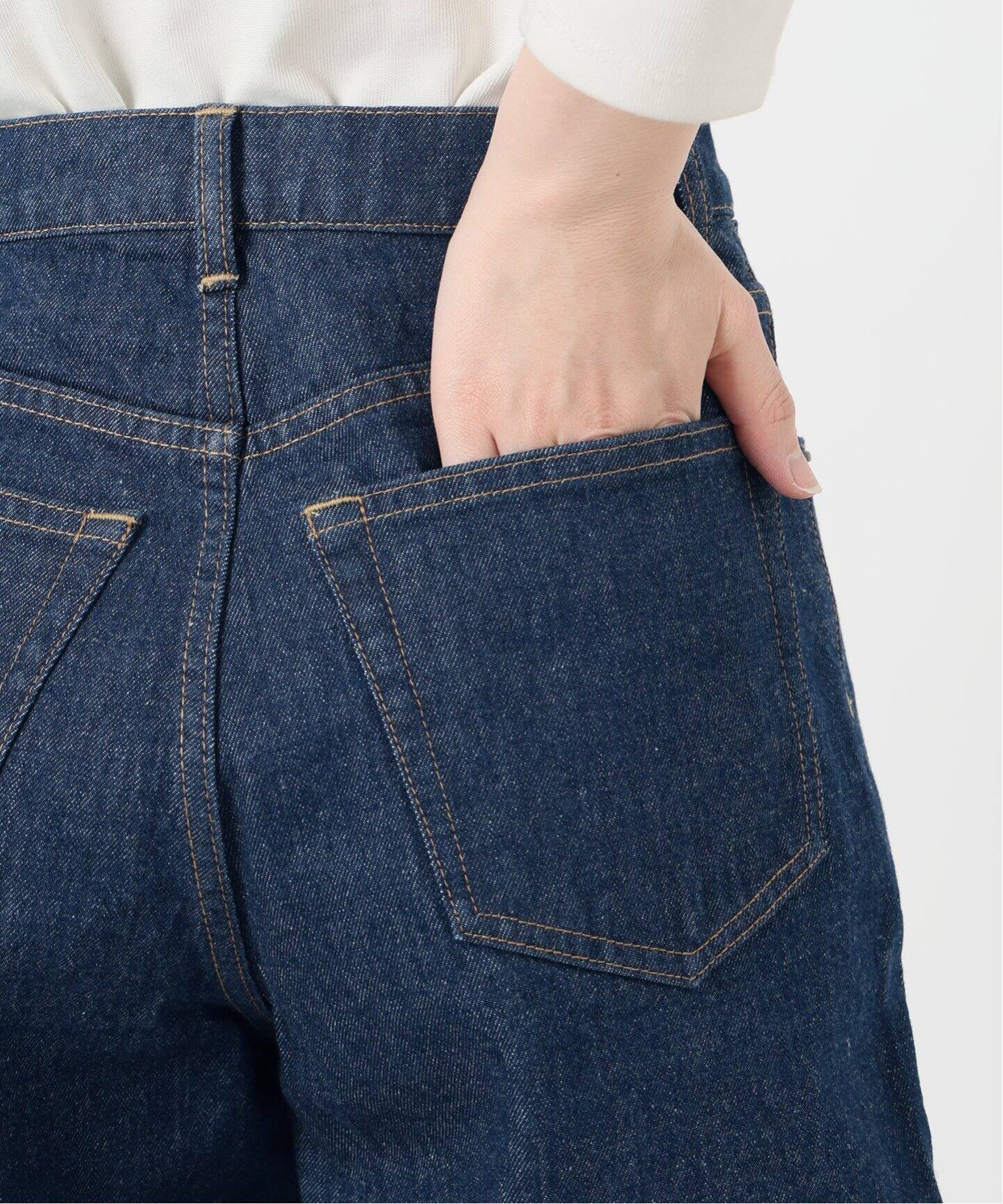 スローブイエナ　LE DENIM ハイライズショーツ　デニム　ハーフパンツ　38 LE DENIM ハイライズショーツ（ショート・ハーフパンツ）｜SLOBE