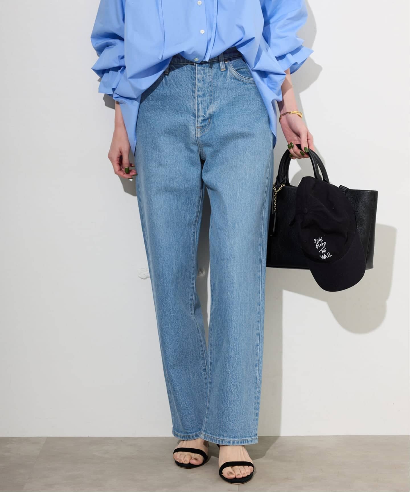 3サイズ展開/追加6》LE DENIM ストレートデニムパンツ（デニムパンツ