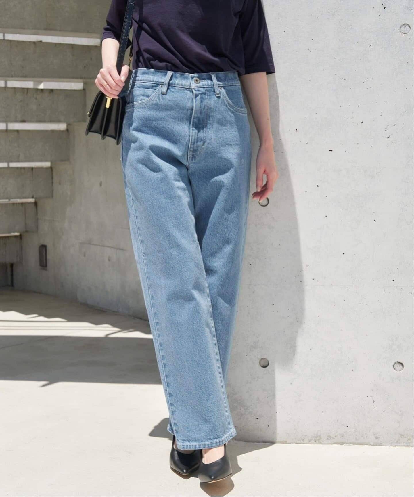3サイズ展開/追加6》LE DENIM ストレートデニムパンツ（デニムパンツ