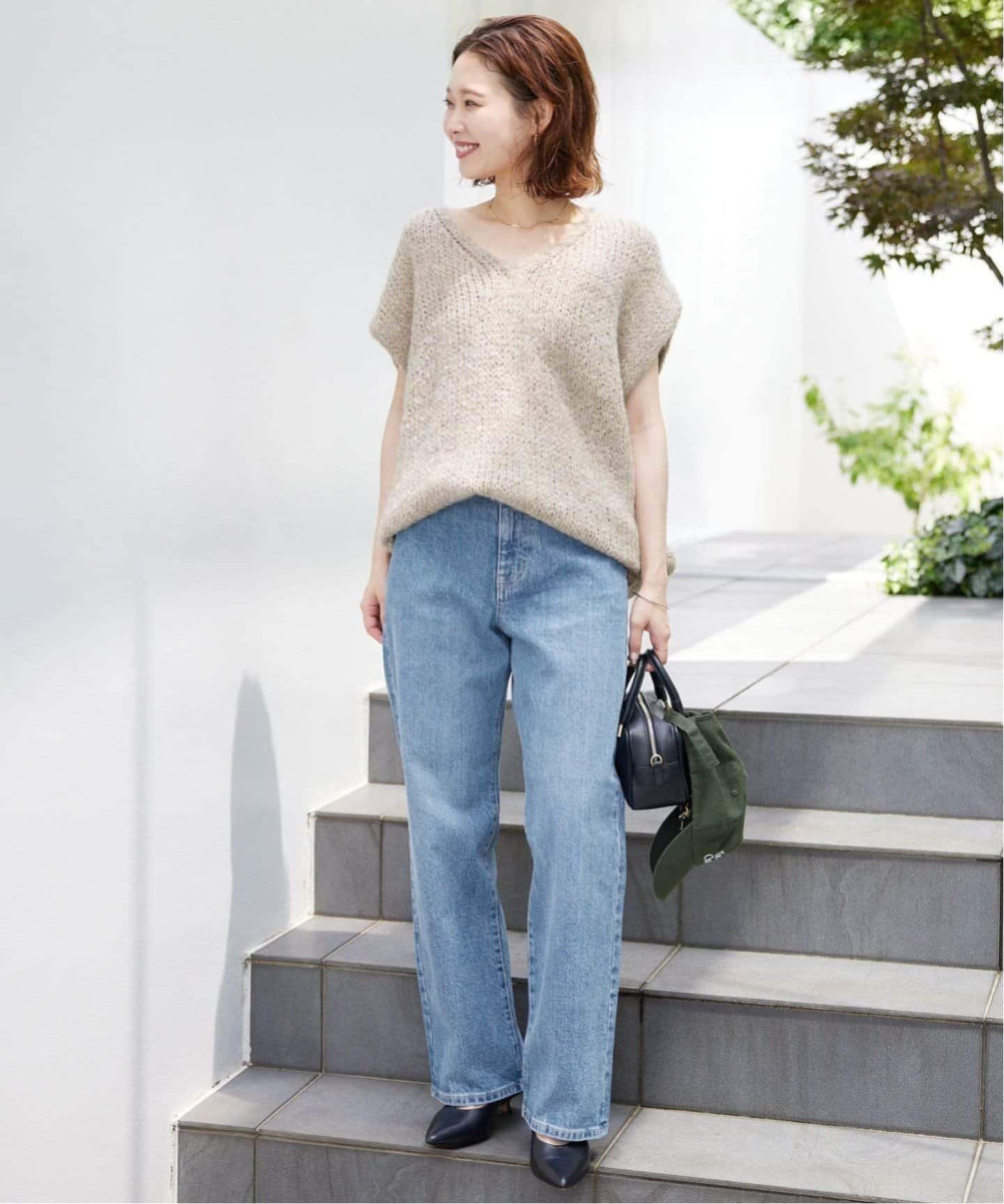 スローブイエナ　Le Denim ストレートデニム 3サイズ展開/追加6》LE DENIM ストレートデニムパンツ（デニム