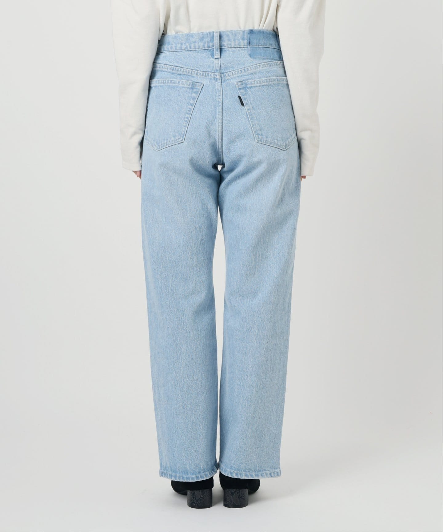 3サイズ展開/追加6》LE DENIM ストレートデニムパンツ（デニム