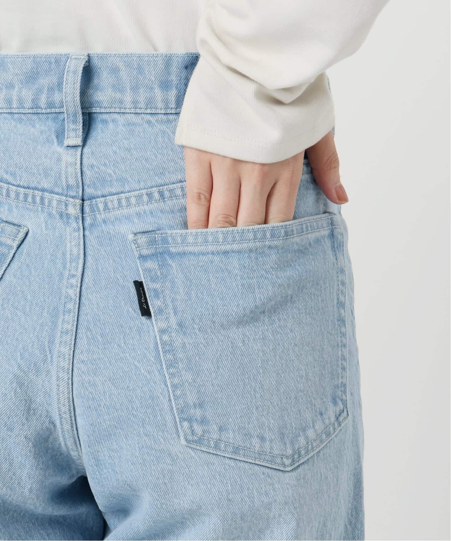 3サイズ展開/追加6》LE DENIM ストレートデニムパンツ（デニムパンツ