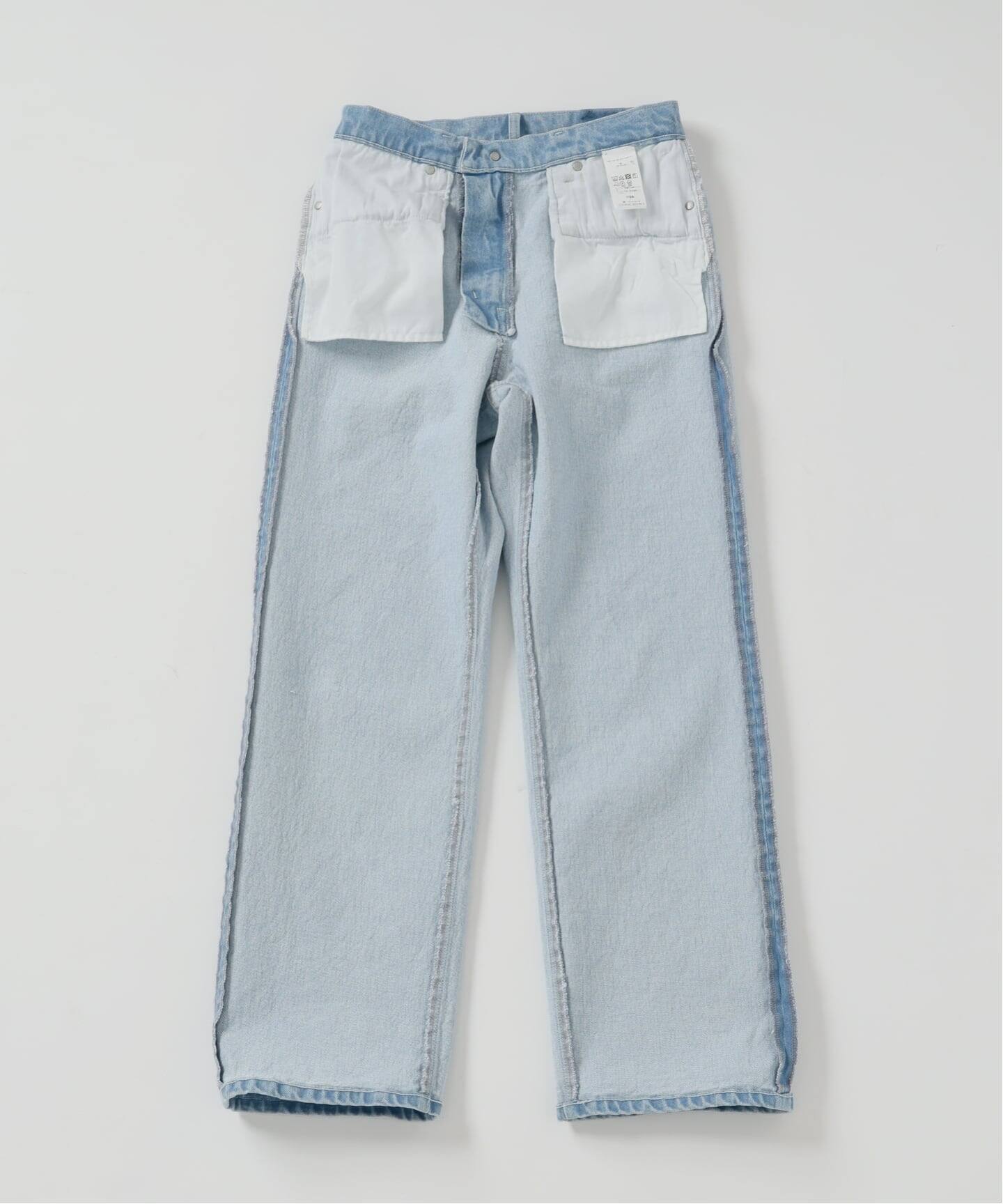 3サイズ展開/追加6》LE DENIM ストレートデニムパンツ（デニムパンツ