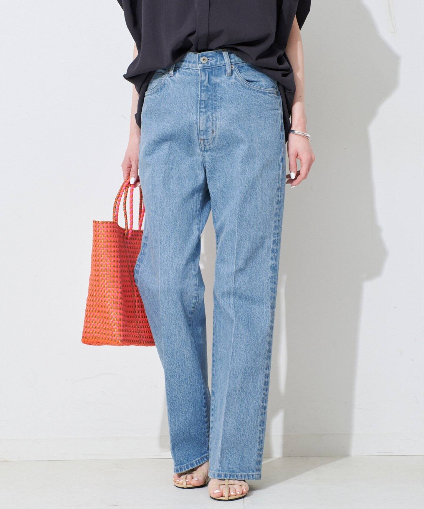 新品完売品　SLOBE IENA LE DENIM スリムフレアレングス　デニム LE DENIM スリムフレアレングス（デニムパンツ・ジーンズ