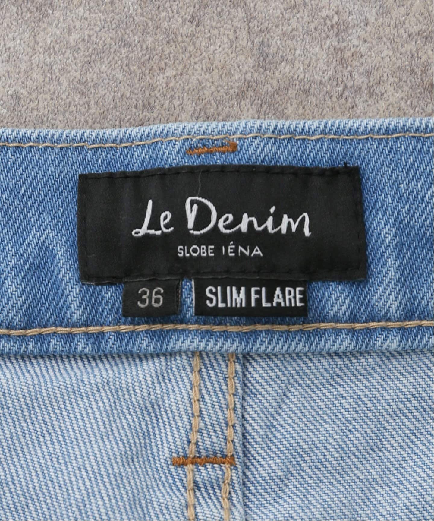 LE DENIM スリムフレアレングス（デニムパンツ・ジーンズ