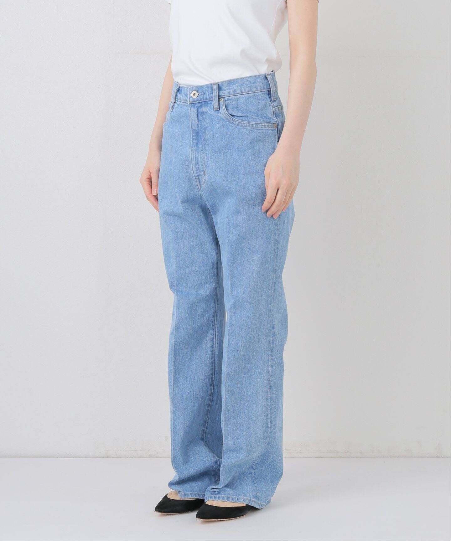 新品完売品　SLOBE IENA LE DENIM スリムフレアレングス　デニム セール】LE DENIM スリムフレアレングス（その他パンツ）｜SLOBE