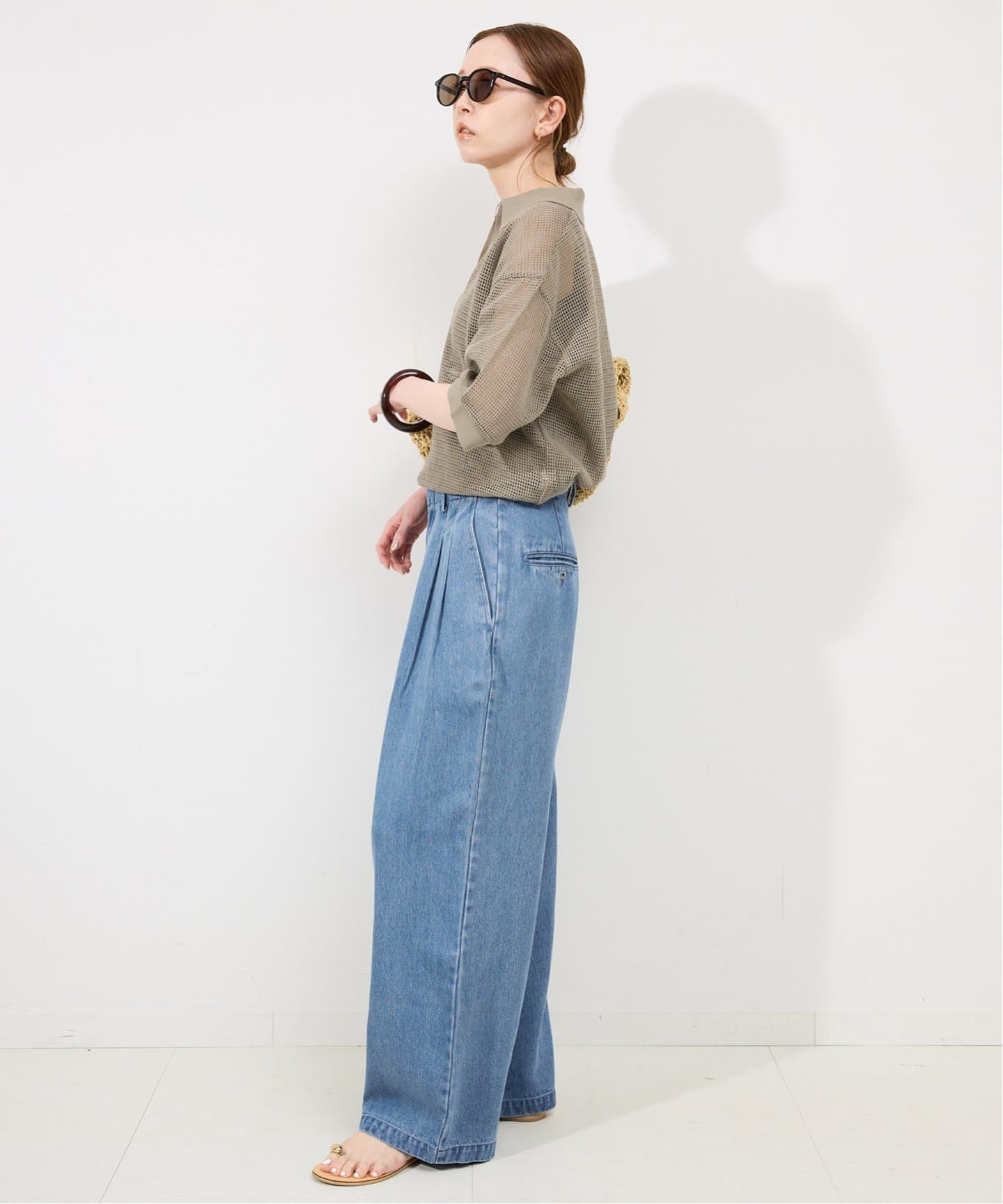 SLOBE IENA｜《WEB限定/追加4予約》LEDENIM TUCK TROUSER