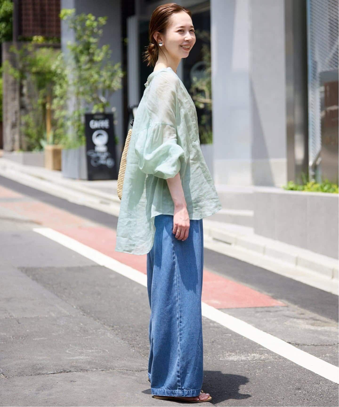 セール(SALE)開催中！ファッション通販 WEB限定/追加4予約》LEDENIM TROUSER（デニムパンツ TUCK パンツ