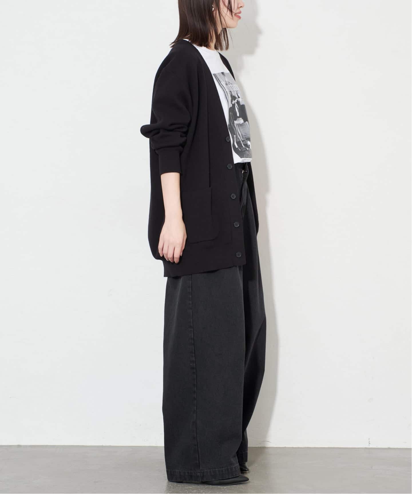 4サイズ展開》LEDENIM BLUR TUCK TROUSERデニム（デニムパンツ