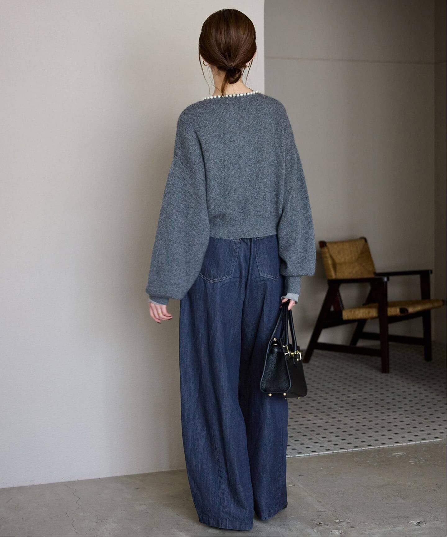 LE DENIM ワイドカーブパンツ SLOBE IENA（スローブイエナ）の「LE DENIM ワイドカーブパンツ