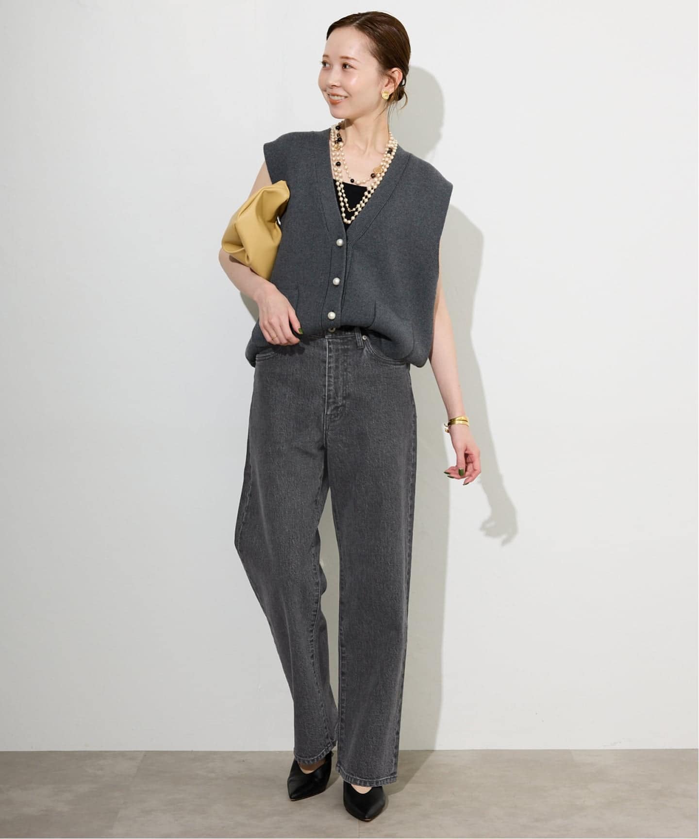 4サイズ展開/追加7》LE DENIM ストレートデニムパンツ（デニムパンツ