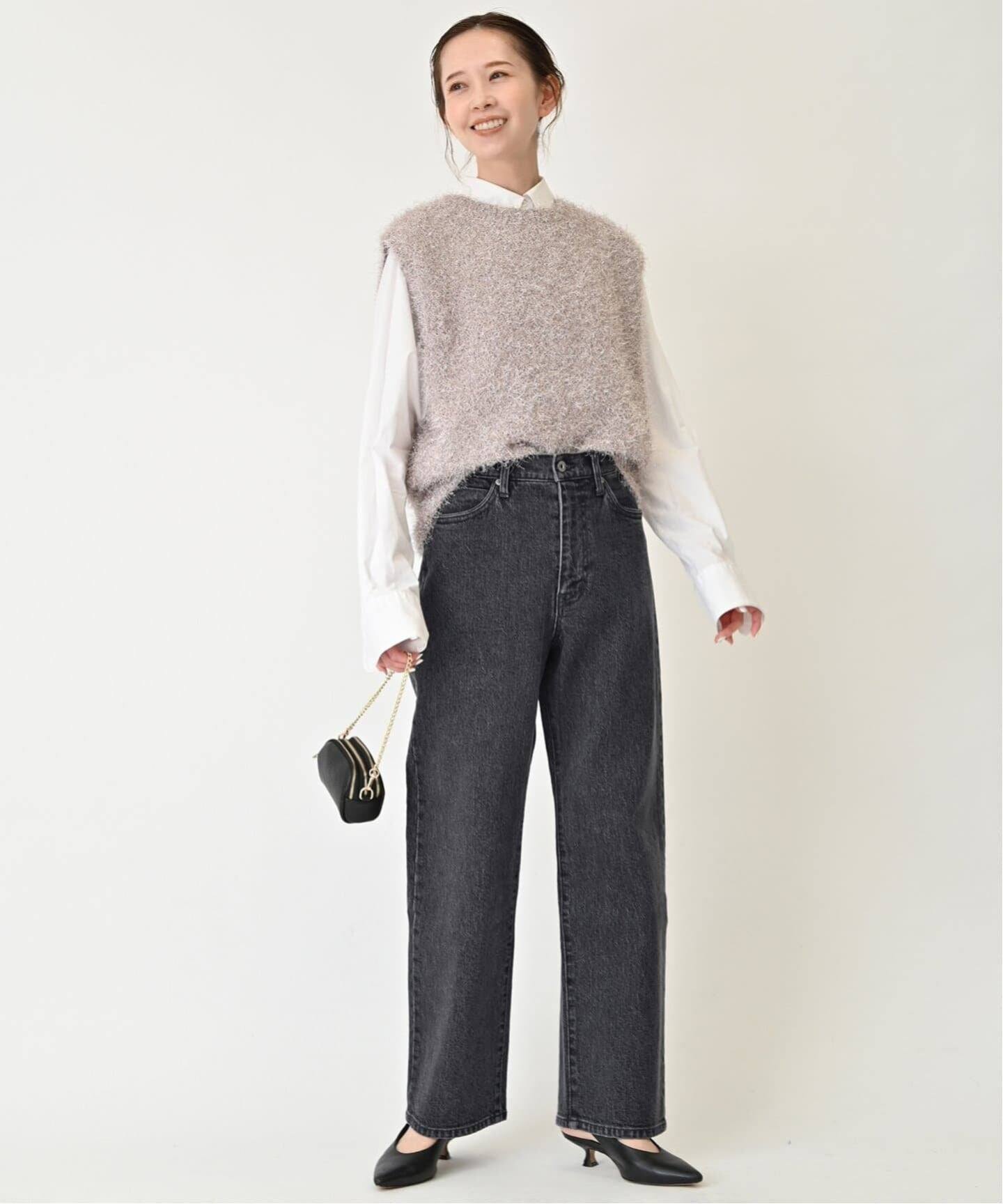 4サイズ展開/追加7》LE DENIM ストレートデニムパンツ（デニムパンツ
