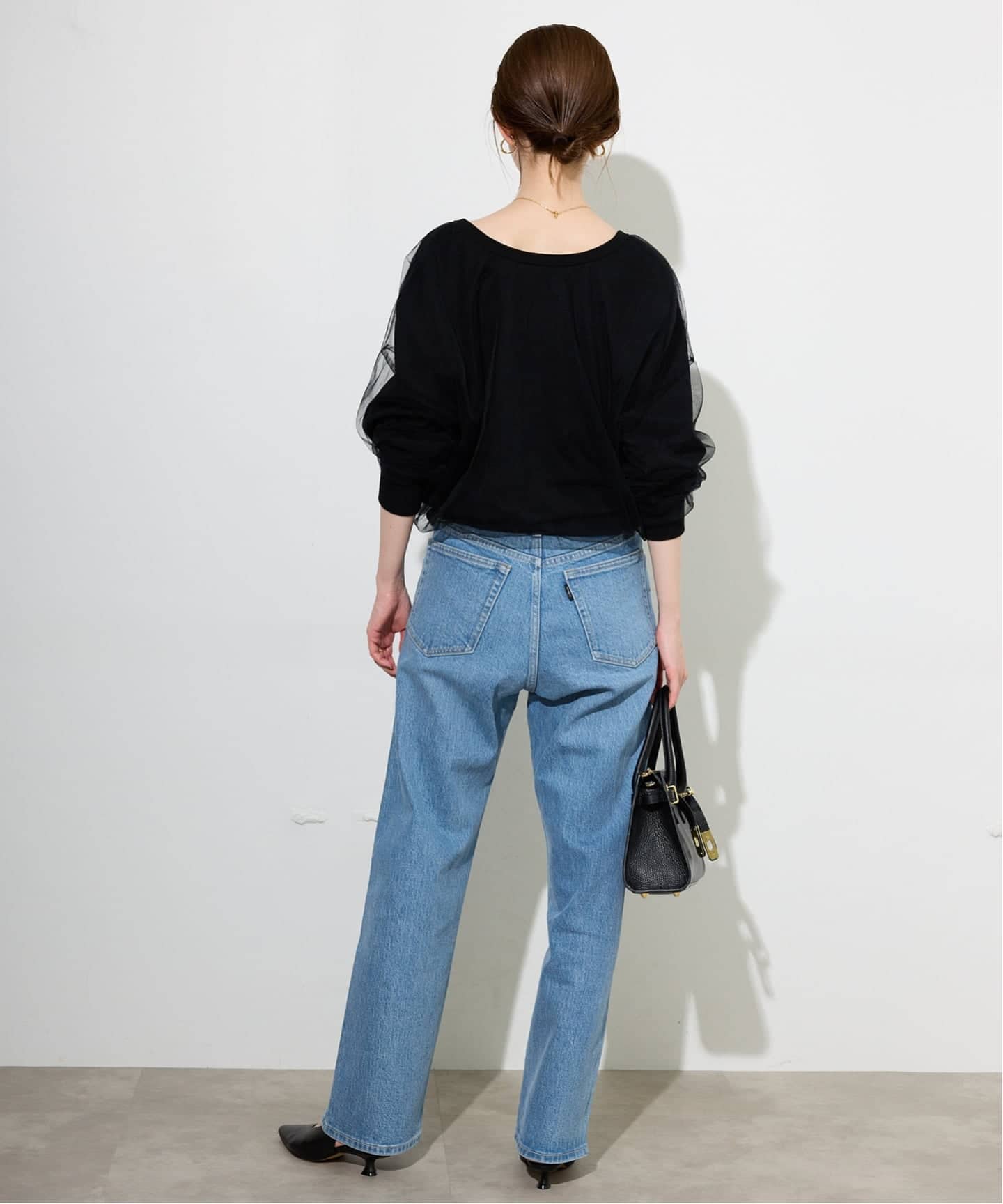 4サイズ展開/追加7》LE DENIM ストレートデニムパンツ（デニムパンツ