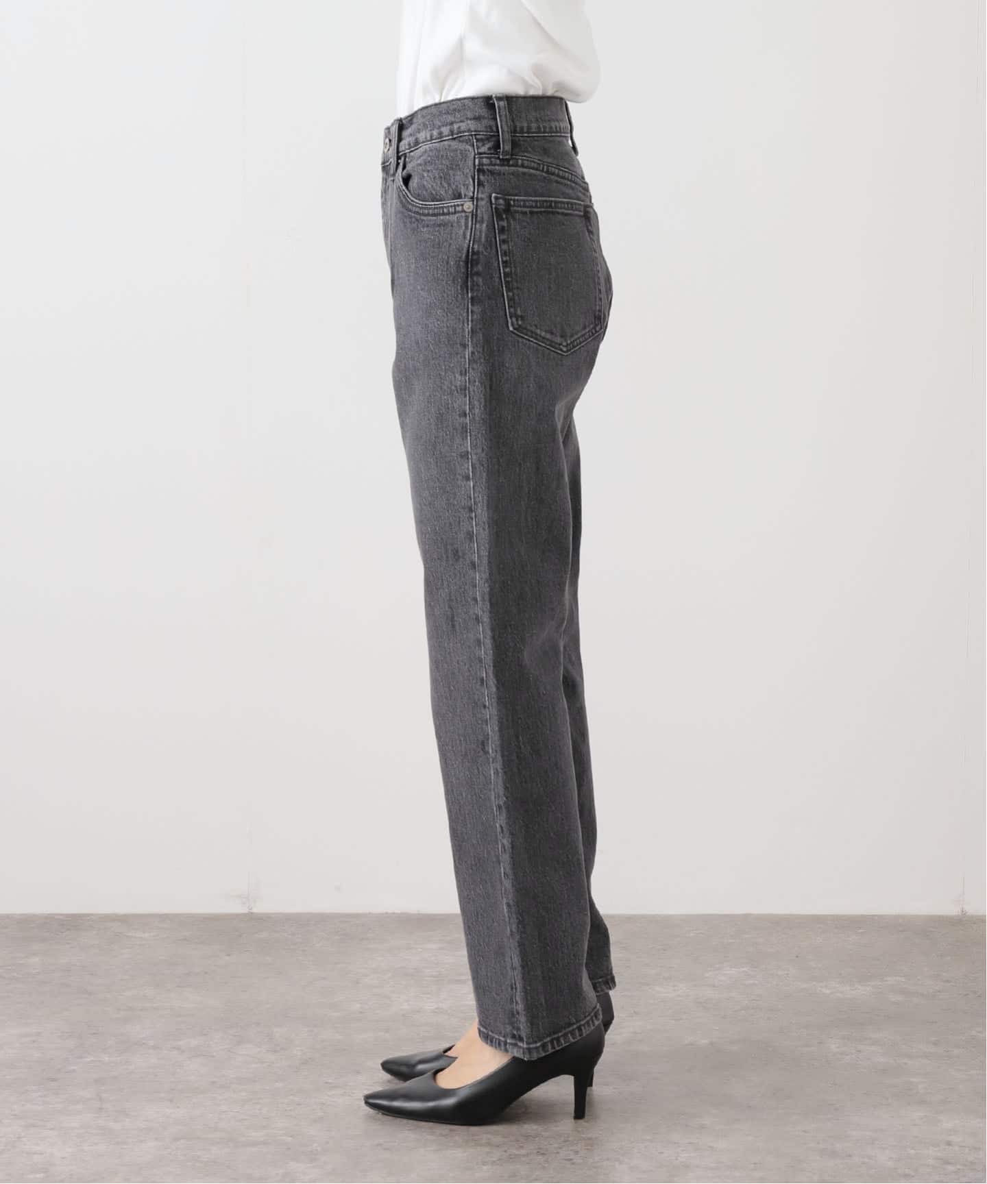 SLOBE IENA LE DENIM ストレートパンツ グレー 38 SLOBE IENA｜《3サイズ展開/追加6》LE DENIM ストレートデニム
