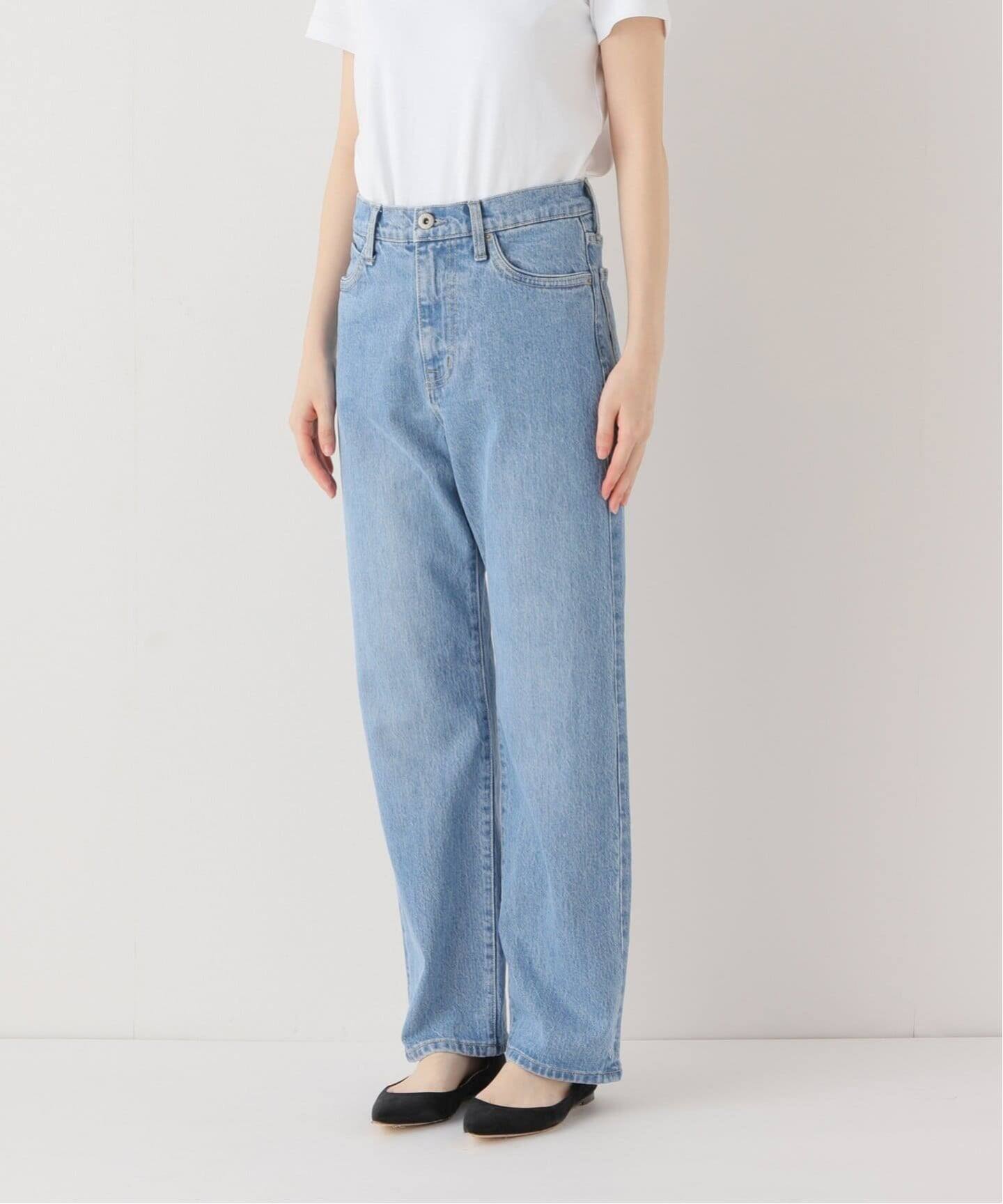 4サイズ展開/追加7》LE DENIM ストレートデニムパンツ（デニムパンツ