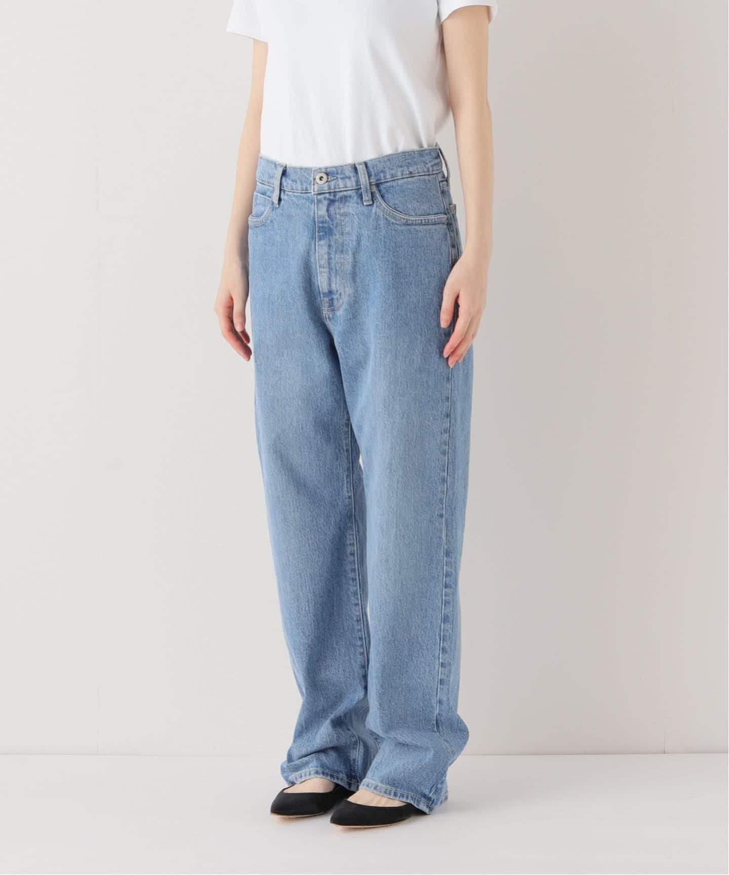 4サイズ展開/追加7》LE DENIM ストレートデニムパンツ（デニムパンツ