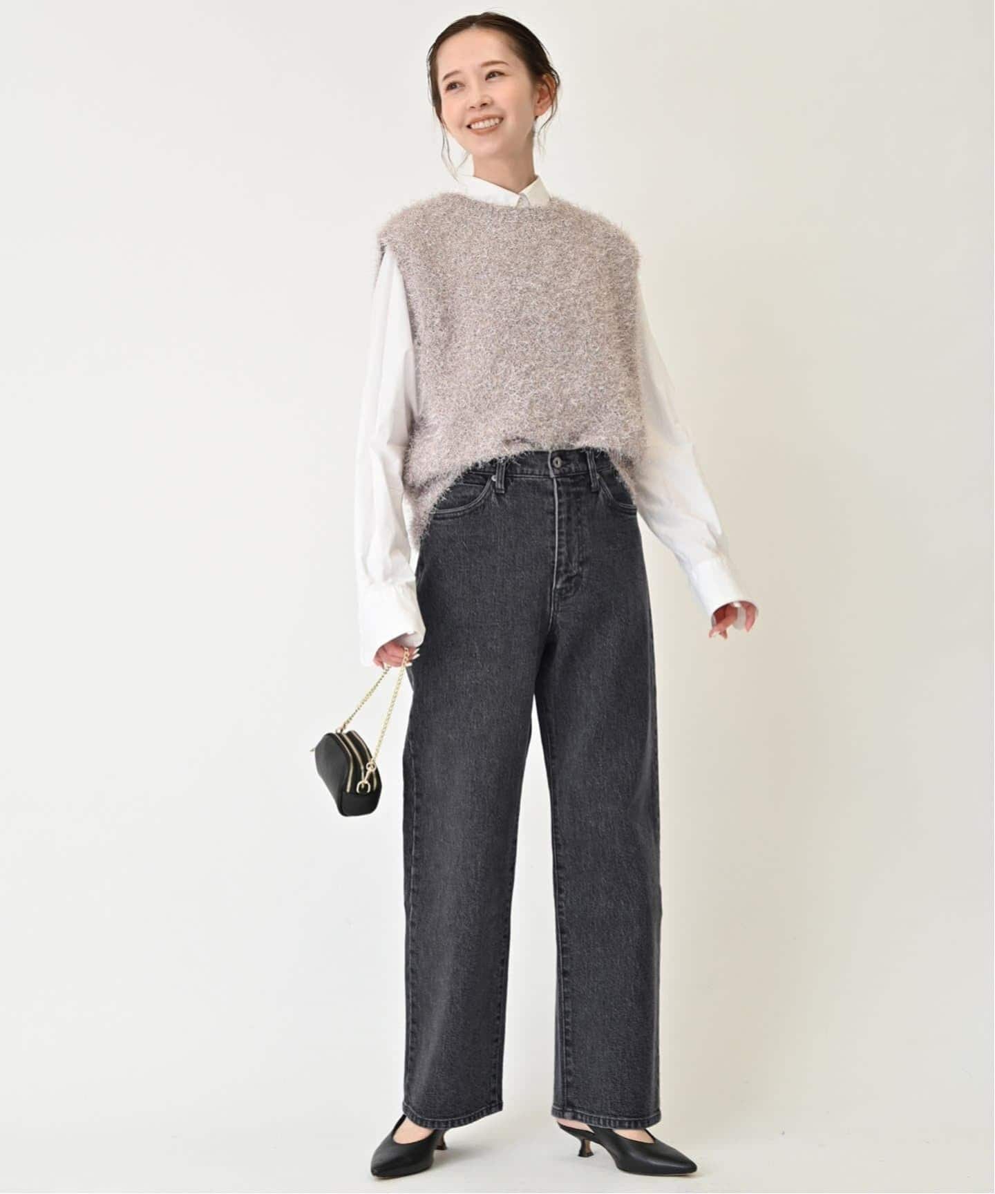 4サイズ展開/追加8》LE DENIM ストレートデニムパンツ（デニムパンツ