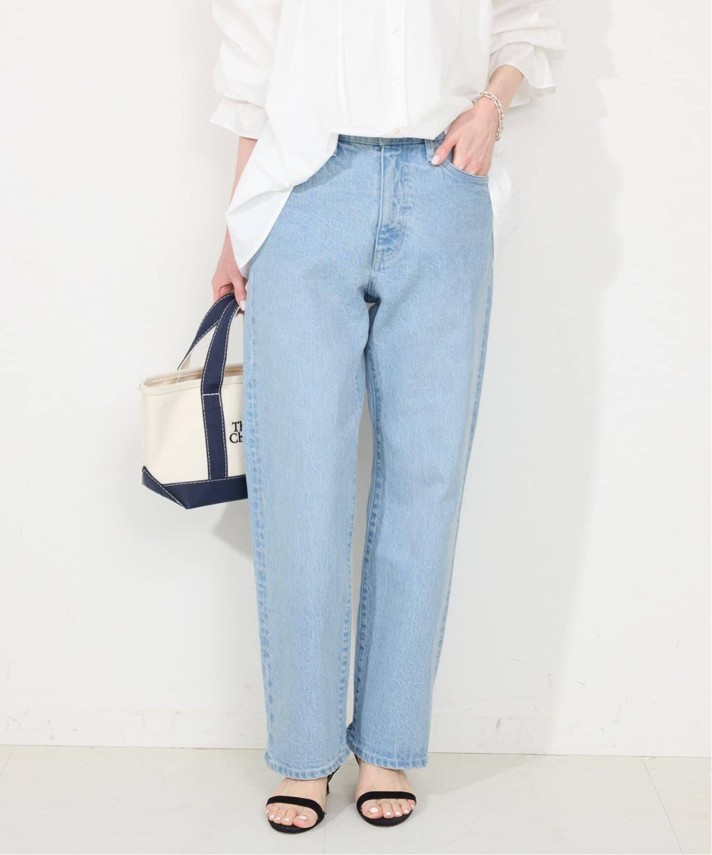 4サイズ展開/追加8》LE DENIM ストレートデニムパンツ（デニムパンツ