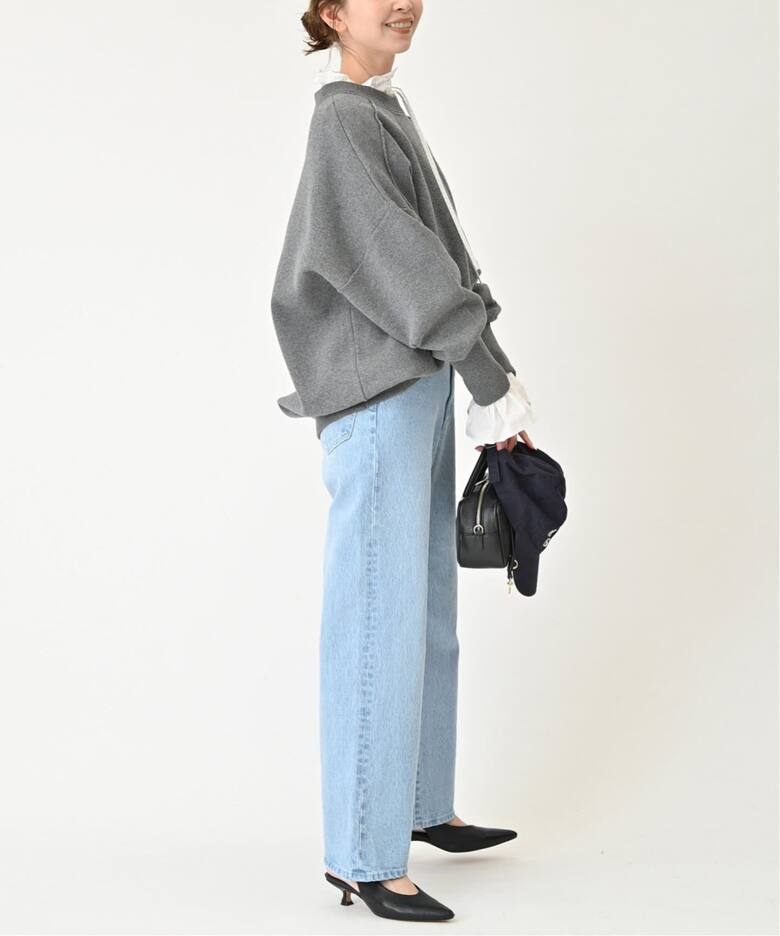 4サイズ展開/追加8》LE DENIM ストレートデニムパンツ（デニムパンツ 