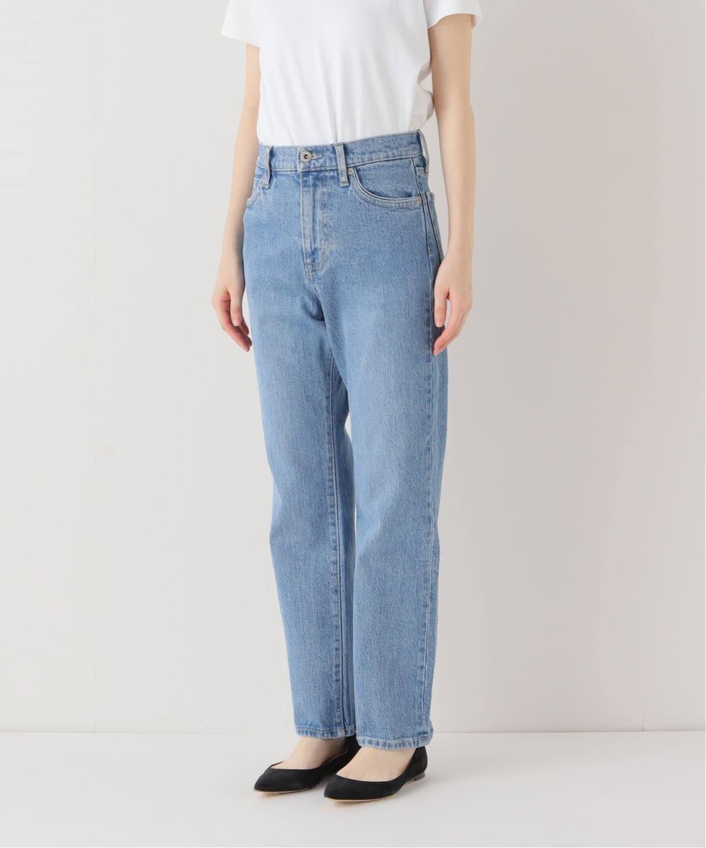 4サイズ展開/追加8》LE DENIM ストレートデニムパンツ（デニムパンツ