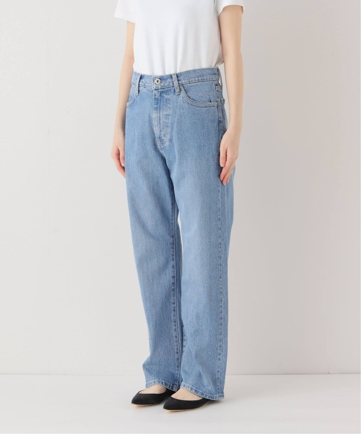 4サイズ展開/追加8》LE DENIM ストレートデニムパンツ（デニムパンツ