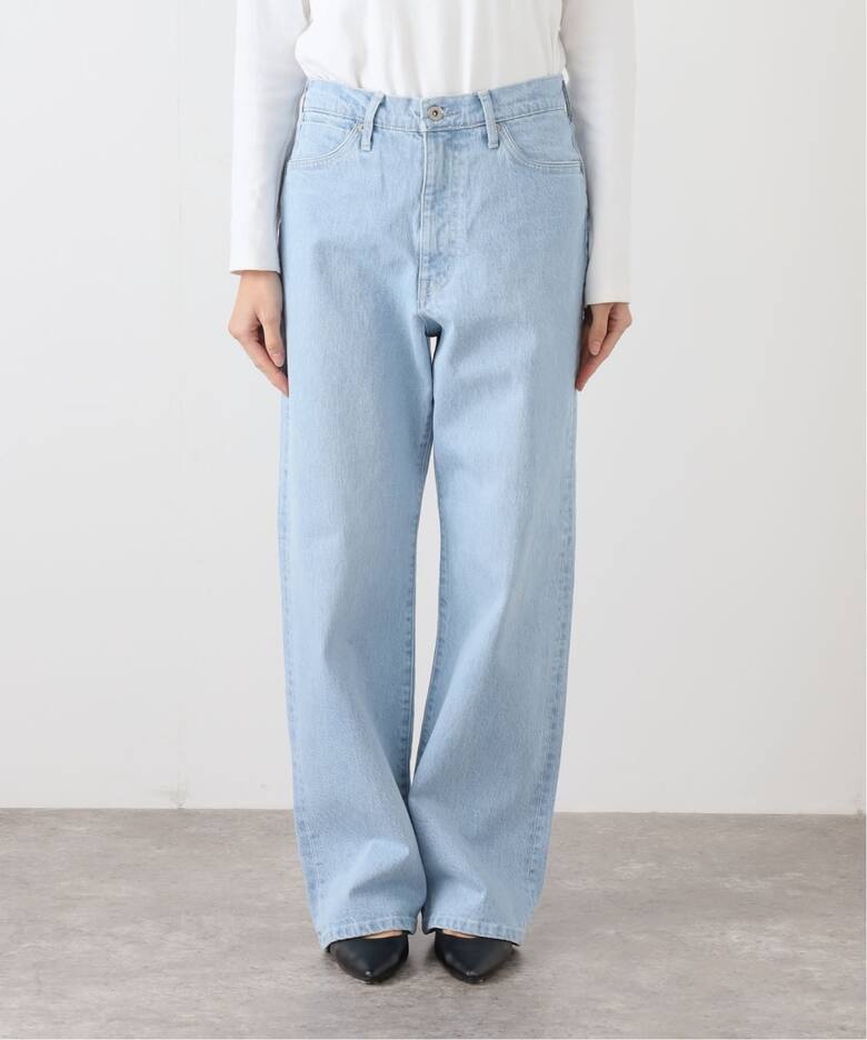 4サイズ展開/追加8》LE DENIM ストレートデニムパンツ（デニムパンツ 