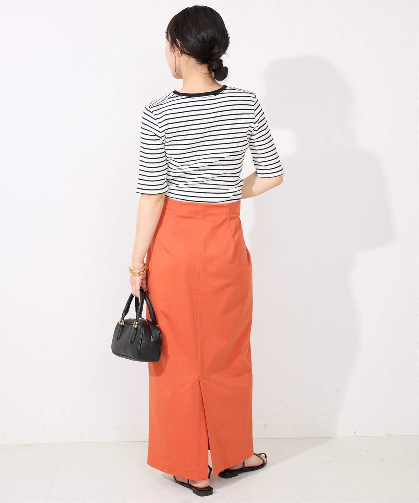 SLOBE IENA｜《2枚セット》ナローサロペット*TEEセット