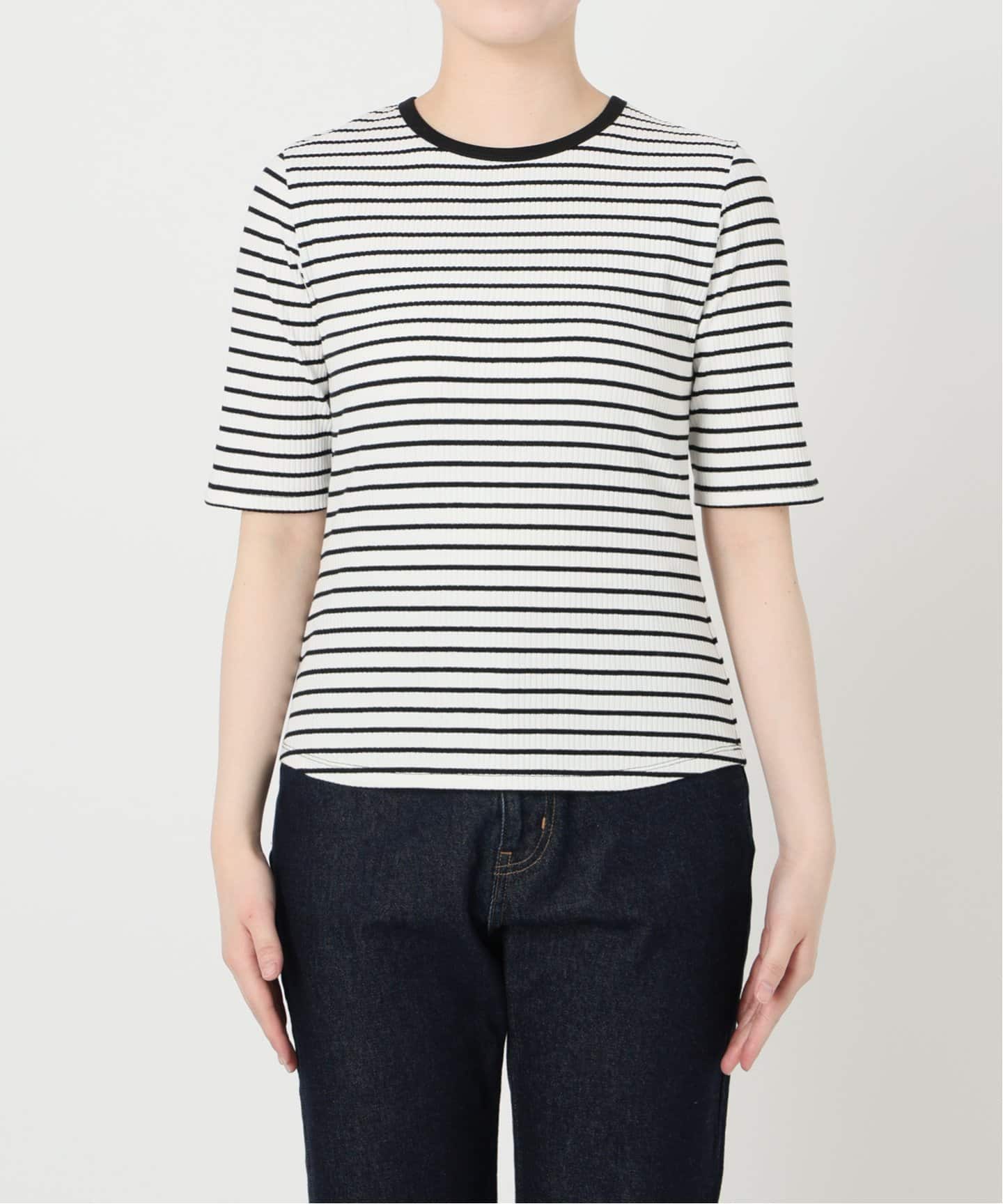 新品スローブイエナ　ナローサロペット×TEEセット　38 2枚セット》ナローサロペット×TEEセット（サロペット