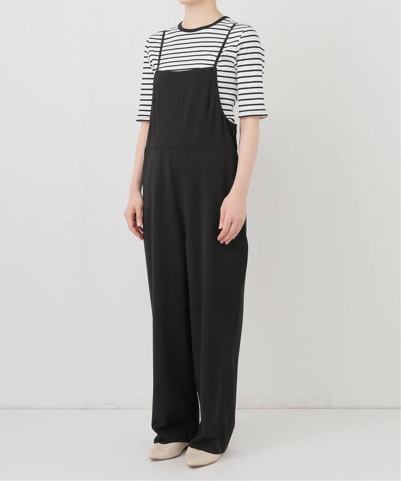 2枚セット》ナローサロペット×TEEセット（サロペット／オーバーオール 