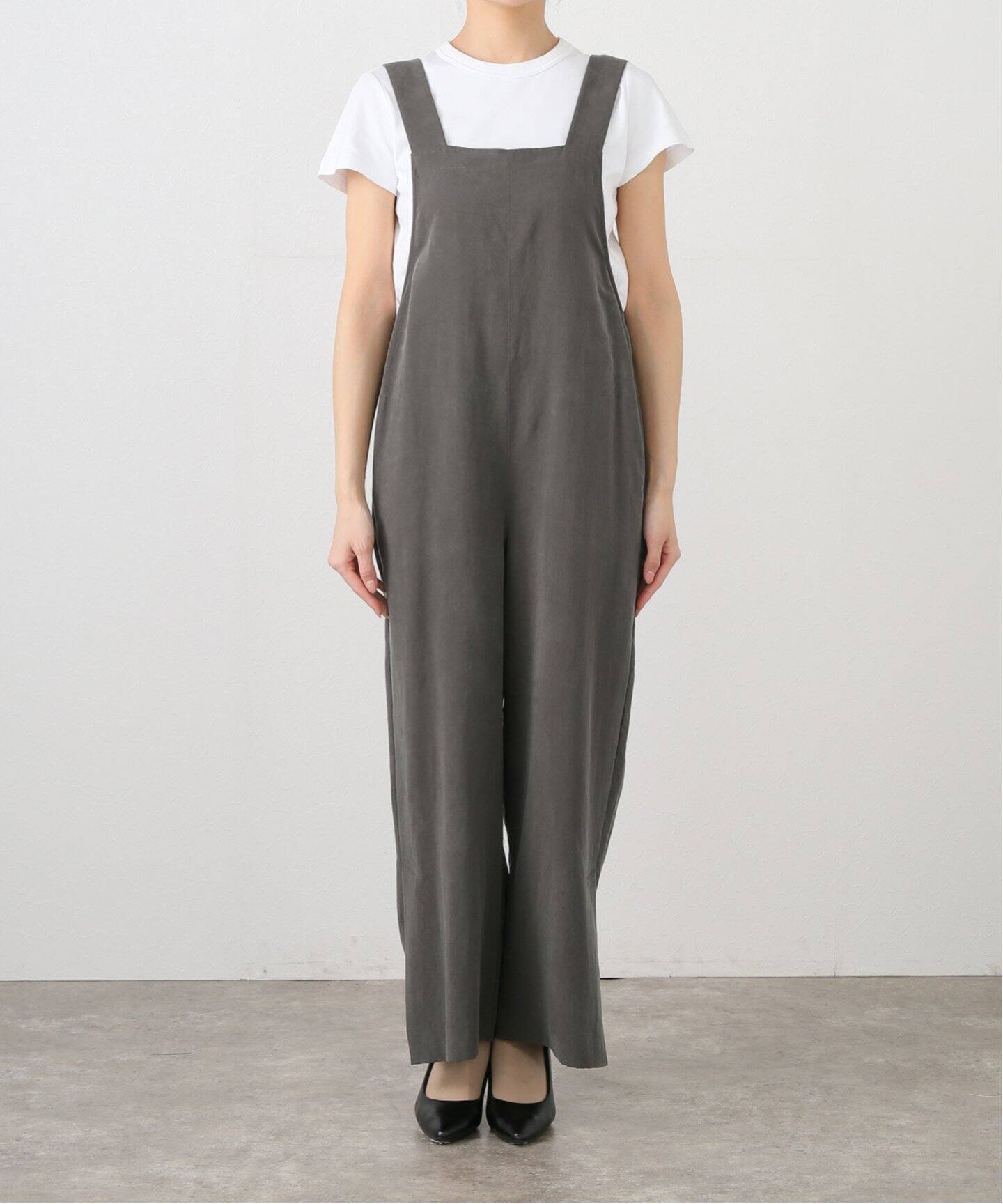 SLOBE IENA habi バックネックオールインワン 38 サロペット SLOBE IENA（スローブイエナ）の「habi バックネック