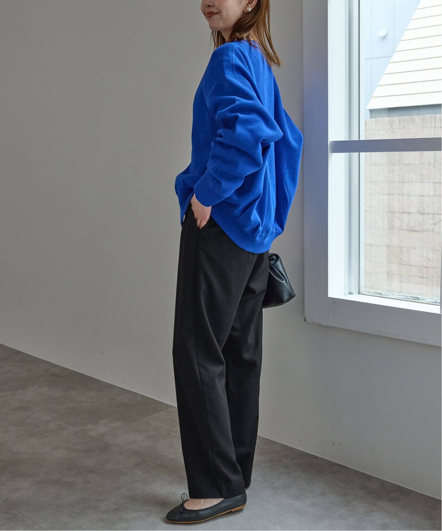 吸湿発熱/WEBのみ4サイズ展開》ウールミックスドロストスラックス