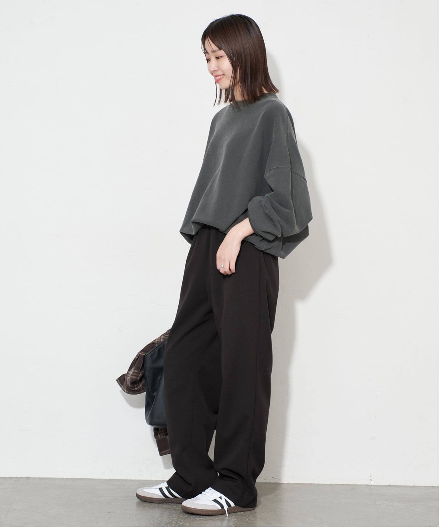 吸湿発熱/WEBのみ4サイズ展開》ウールミックスドロストスラックス