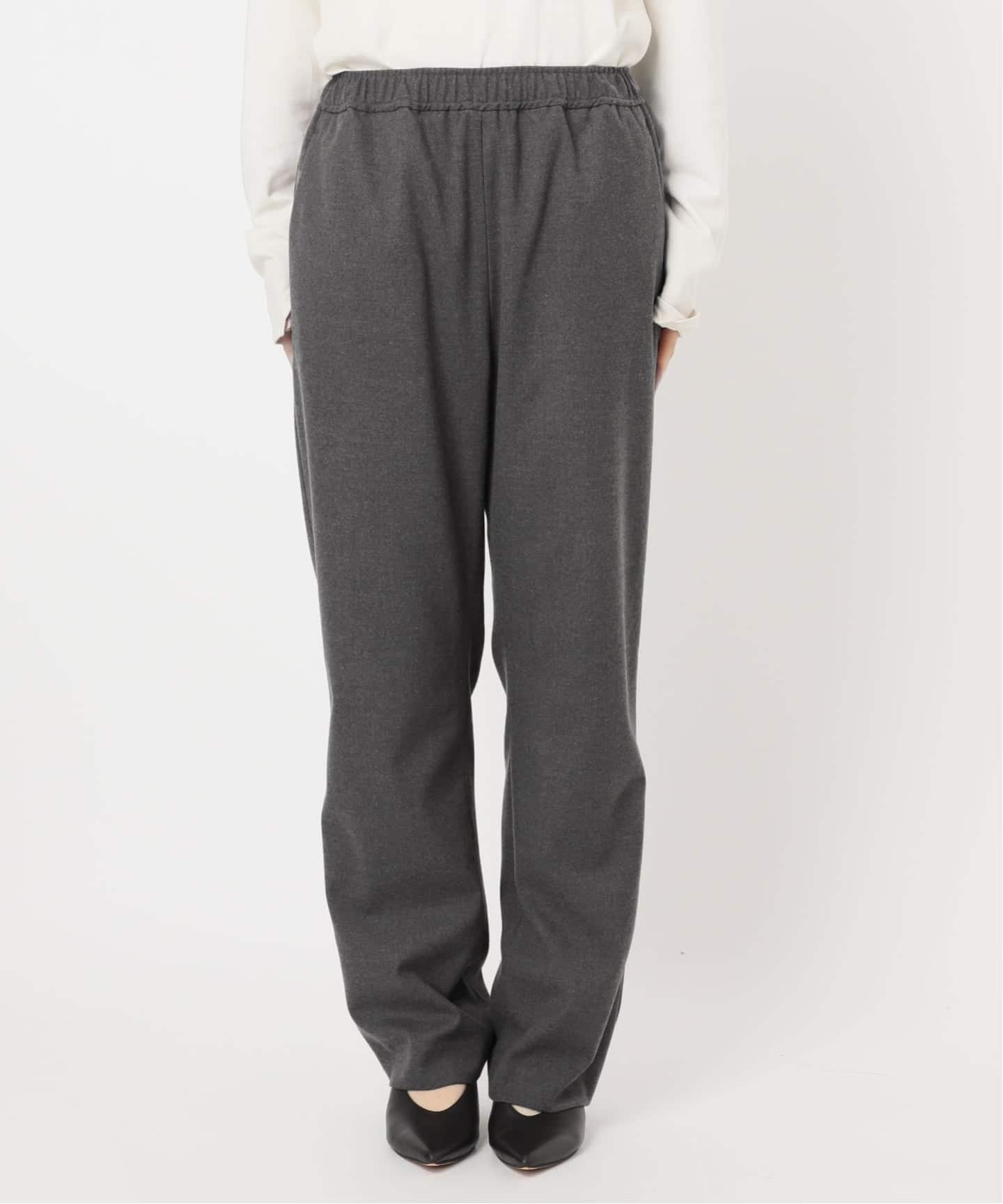 吸湿発熱/WEBのみ4サイズ展開》ウールミックスドロストスラックス