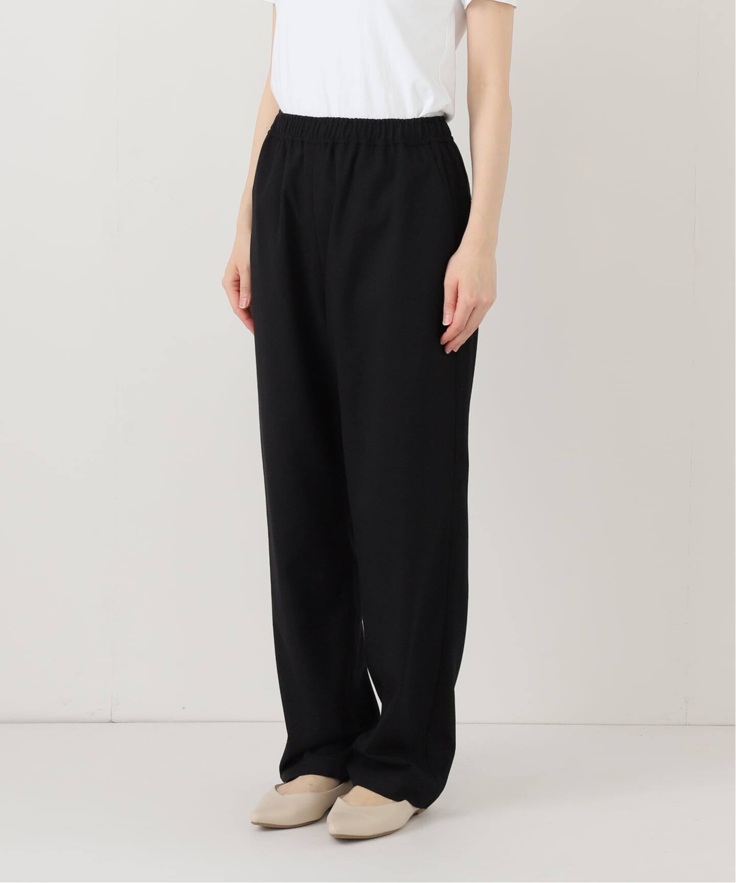 吸湿発熱/WEBのみ4サイズ展開》ウールミックスドロストスラックス