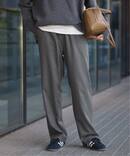 《吸湿発熱/WEBのみ4サイズ展開》ウールミックスドロストスラックス