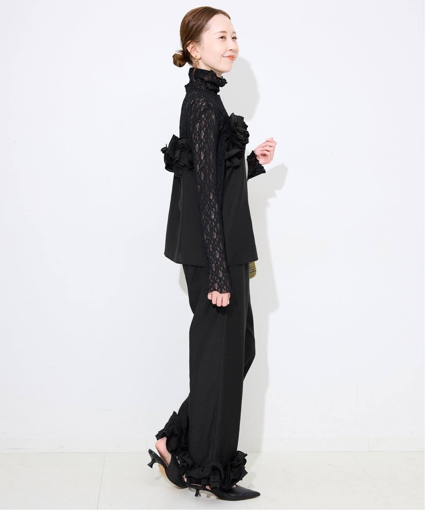 habi フリルパンツ（その他パンツ）｜SLOBE IENA（スローブ イエナ）の