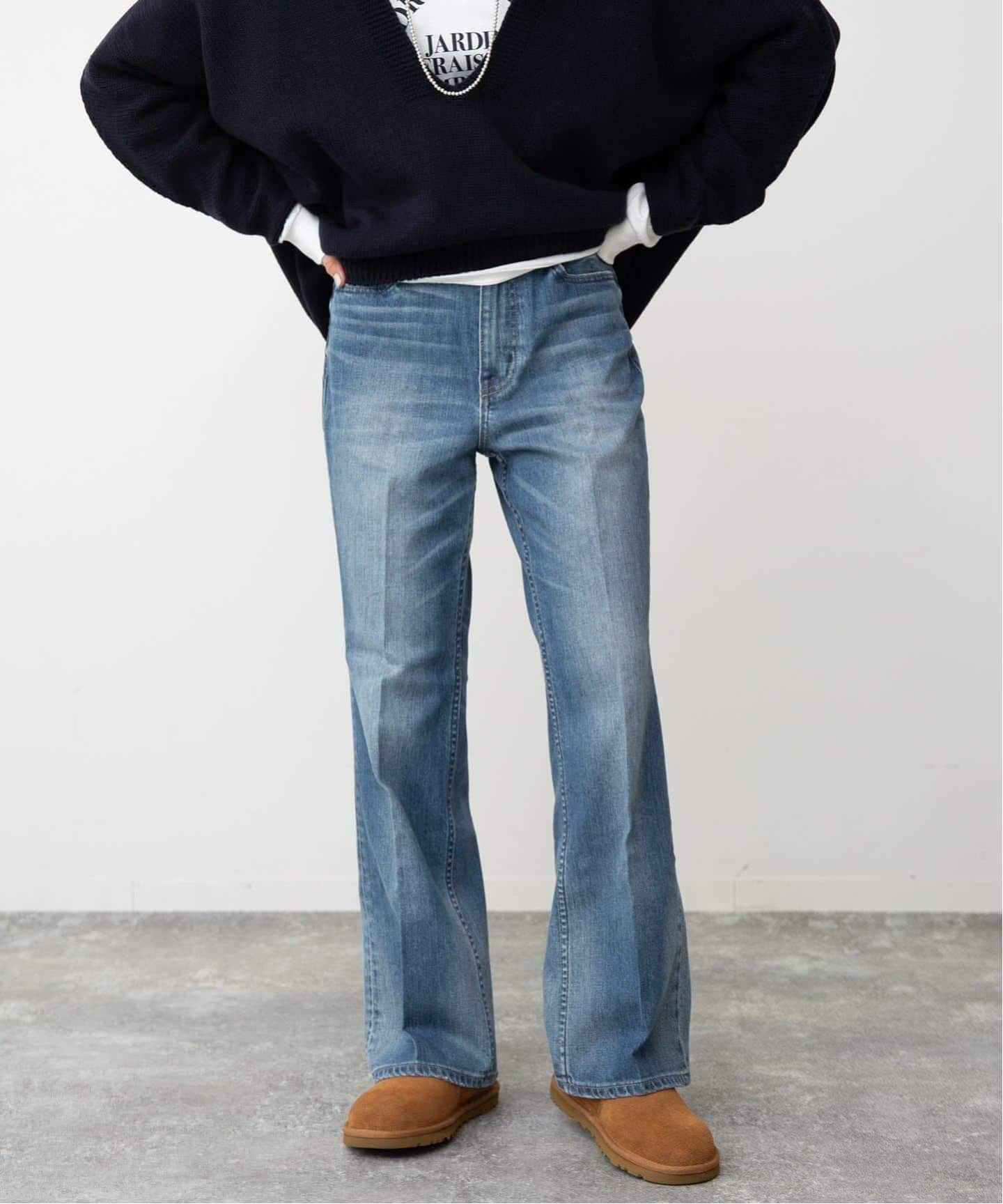 追加予約》Healthy denim/ヘルシーデニム SLOBE別注 フレア