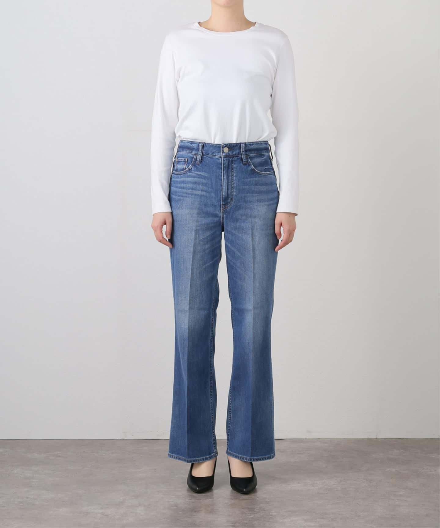 Healthy denim SLOBE IENA MACARONI スリムフレア Healthy denim SLOBE IENA MACARONI スリムフレア 追加予約》Healthy