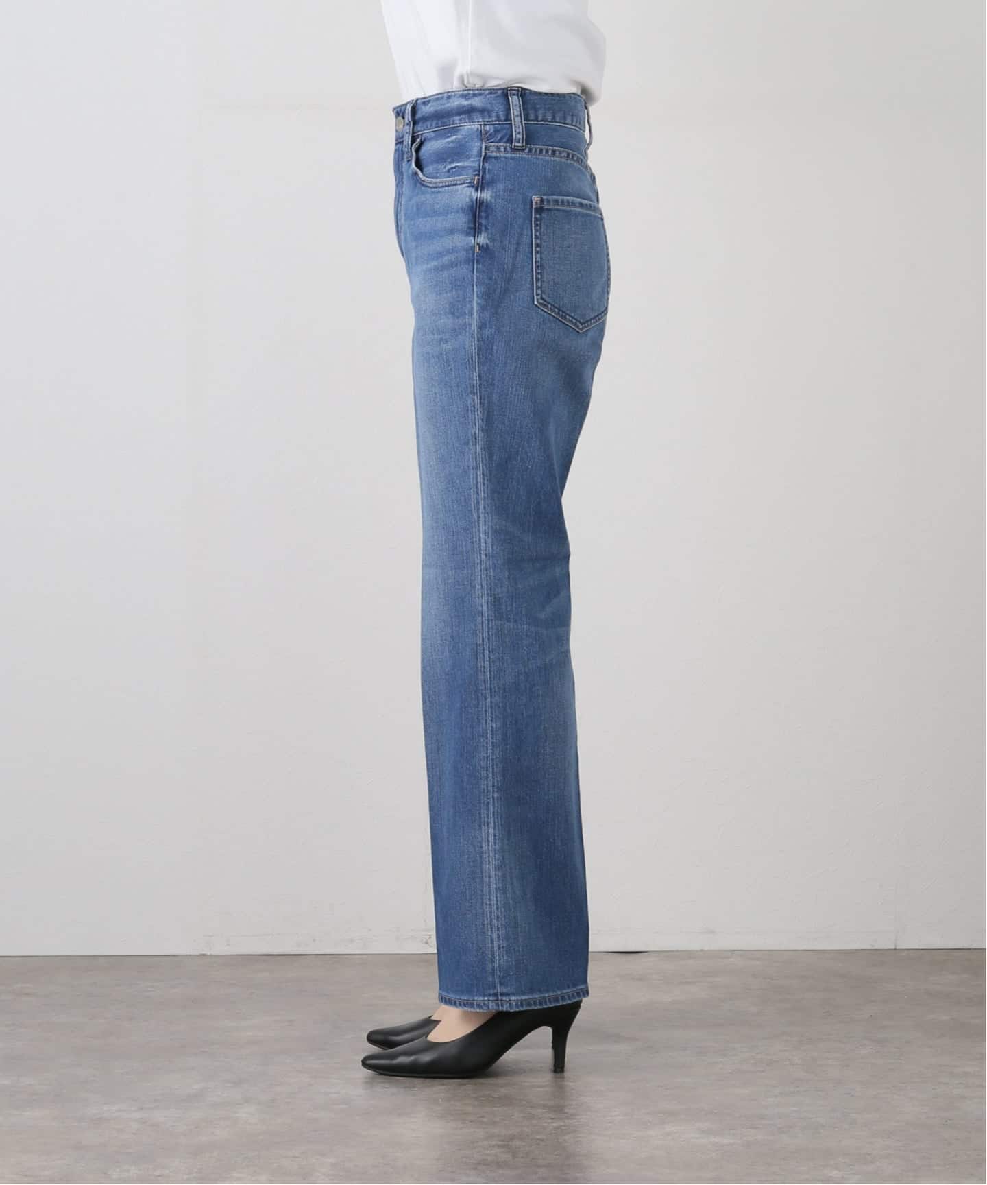 スローブイエナ／LE DENIM スリムフレアレングス デニムパンツ 38 追加